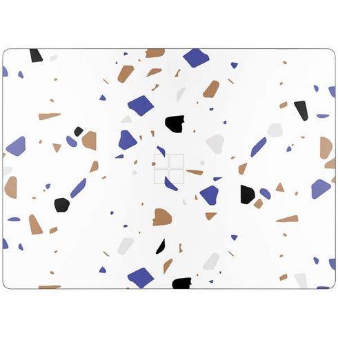 White Terrazzo Surface Laptop 7 15in Skin