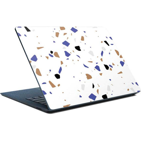 White Terrazzo Surface Laptop Skin