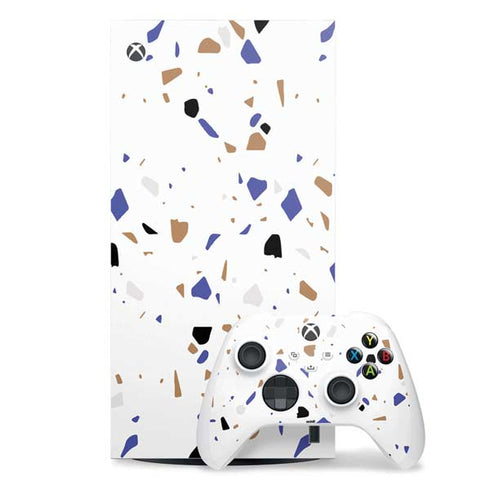 White Terrazzo Xbox Series X Skins
