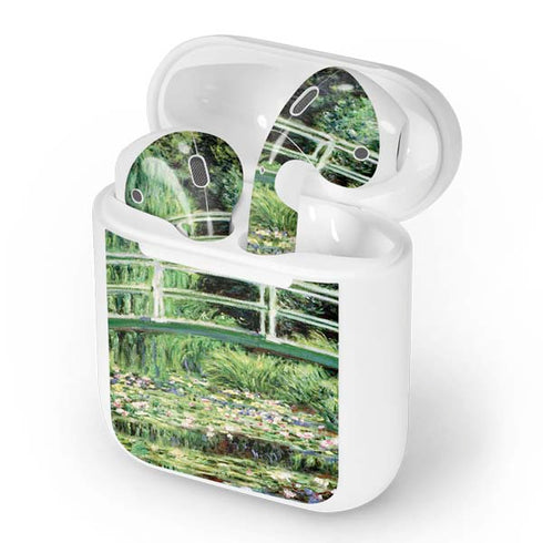 White Waterlilies, 1899 by Monet Apple AirPods Skin