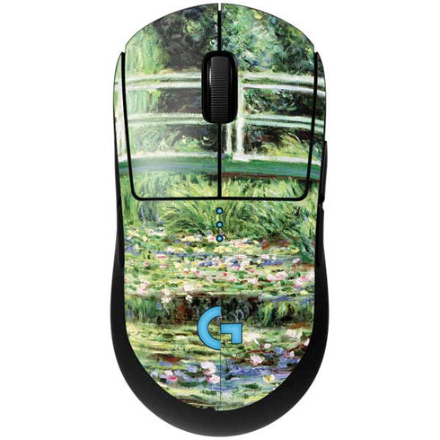 White Waterlilies, 1899 by Monet G Pro Wireless Gaming Mouse Skin