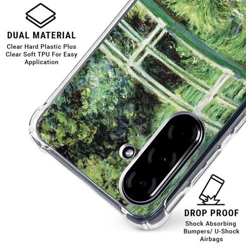 White Waterlilies, 1899 by Monet Galaxy A36 5G Clear Case