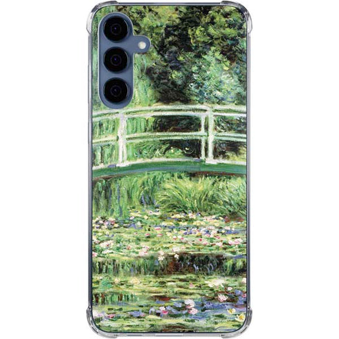 White Waterlilies, 1899 by Monet Galaxy A55 5G Clear Case