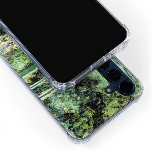 White Waterlilies, 1899 by Monet Galaxy A55 5G Clear Case