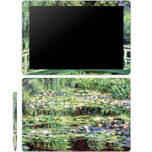 White Waterlilies, 1899 by Monet Galaxy Book 12in Skin