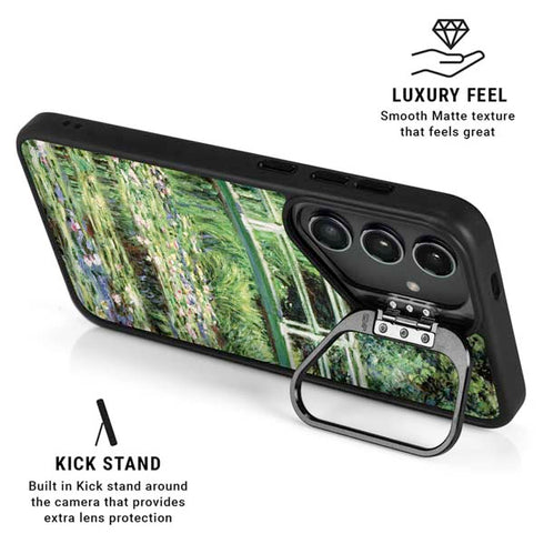 White Waterlilies, 1899 by Monet Galaxy S25 Plus Kickstand Case