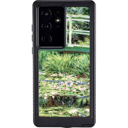 White Waterlilies, 1899 by Monet Galaxy S24 Ultra Waterproof Case
