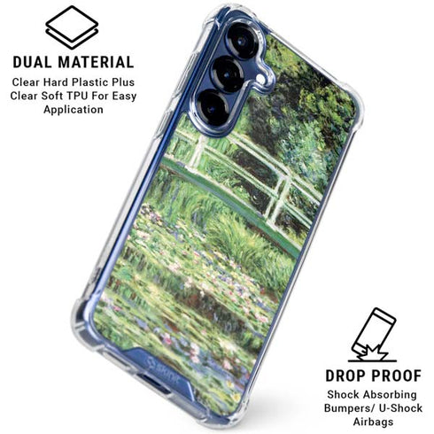 White Waterlilies, 1899 by Monet Galaxy S25 Clear Case