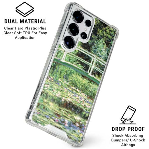 White Waterlilies, 1899 by Monet Galaxy S25 Ultra Clear Case