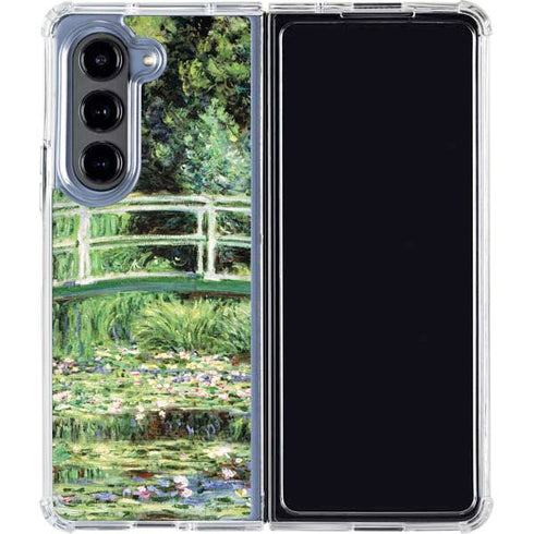 White Waterlilies, 1899 by Monet Galaxy Z Fold5 5G Clear Case