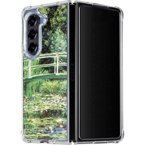 White Waterlilies, 1899 by Monet Galaxy Z Fold5 5G Clear Case