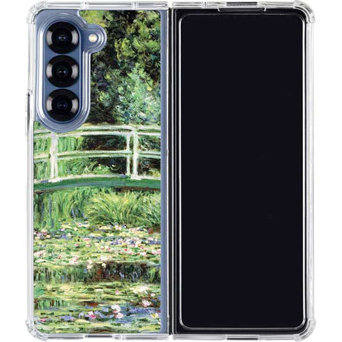 White Waterlilies, 1899 by Monet Galaxy Z Fold6 Clear Case