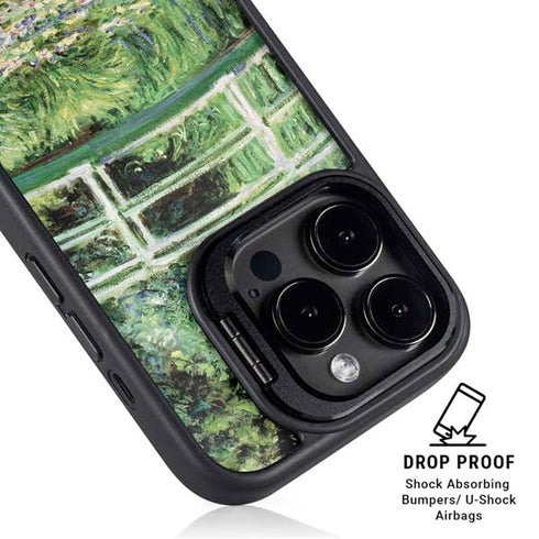 White Waterlilies, 1899 by Monet iPhone 13 Pro Kickstand Case