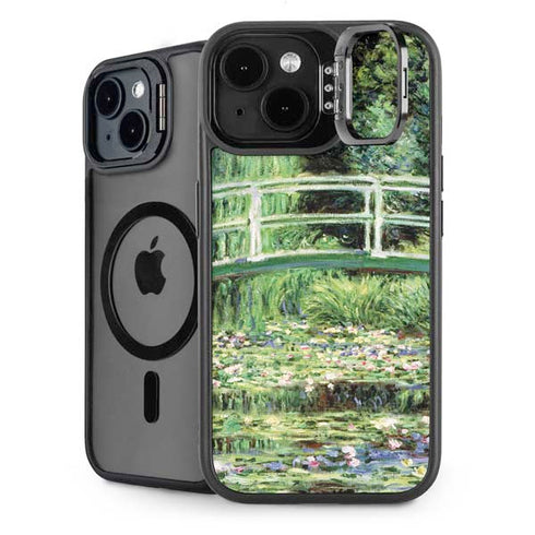 White Waterlilies, 1899 by Monet iPhone 14 Plus Kickstand Case