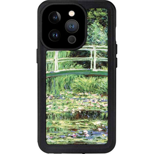 White Waterlilies, 1899 by Monet iPhone 15 Pro Waterproof Case