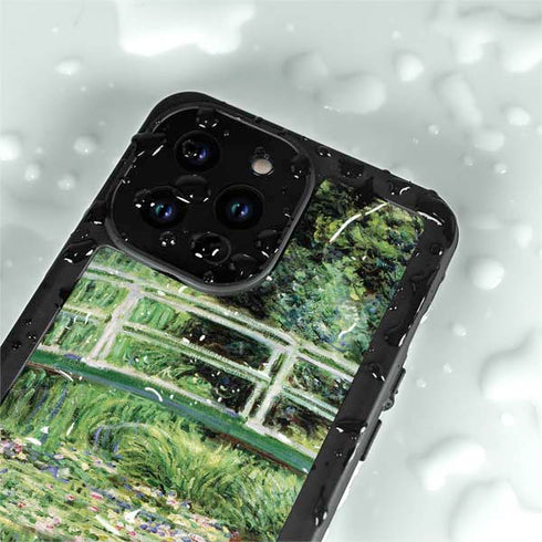 White Waterlilies, 1899 by Monet iPhone 15 Pro Waterproof Case