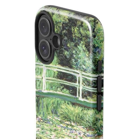 White Waterlilies, 1899 by Monet iPhone 16 Impact Case