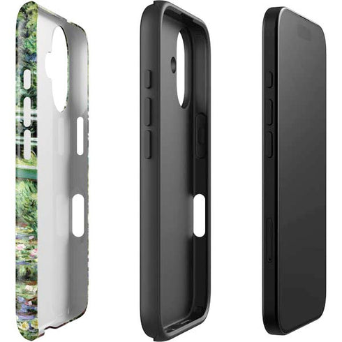 White Waterlilies, 1899 by Monet iPhone 16 Impact Case