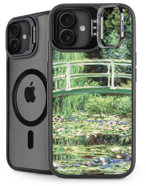 White Waterlilies, 1899 by Monet iPhone 16 Plus Kickstand Case