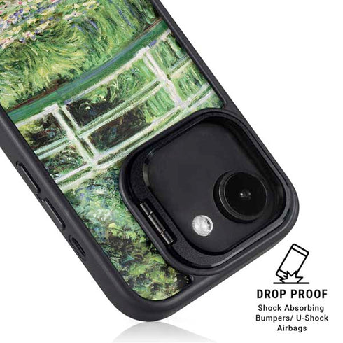 White Waterlilies, 1899 by Monet iPhone 16e Kickstand Case