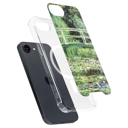 White Waterlilies, 1899 by Monet iPhone 16e MagSafe Case