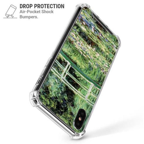 White Waterlilies, 1899 by Monet iPhone X/XS Clear Case