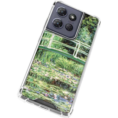 White Waterlilies, 1899 by Monet Moto G 5G (2025) Clear Case
