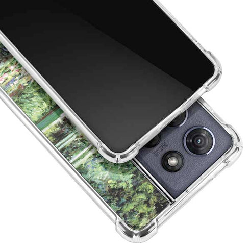 White Waterlilies, 1899 by Monet Moto G 5G (2025) Clear Case