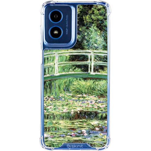 White Waterlilies, 1899 by Monet Moto G 5G (2024) Clear Case