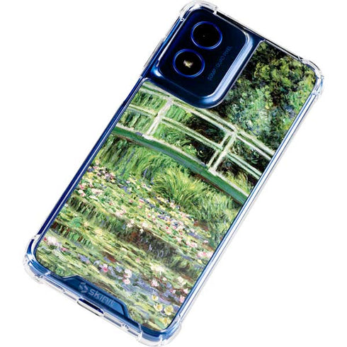 White Waterlilies, 1899 by Monet Moto G 5G (2024) Clear Case