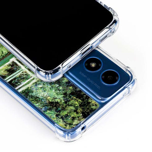 White Waterlilies, 1899 by Monet Moto G 5G (2024) Clear Case