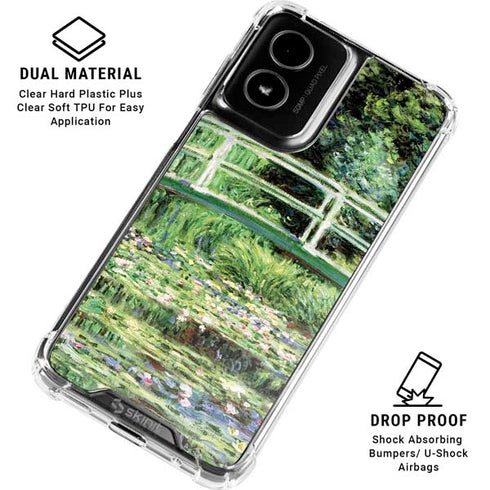 White Waterlilies, 1899 by Monet Moto G Power 5G (2024) Clear Case