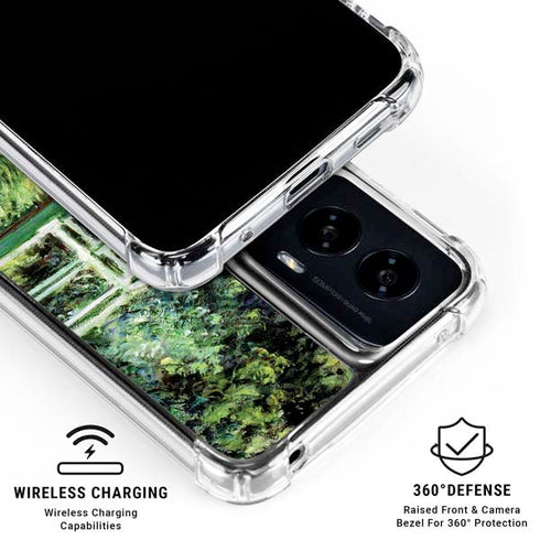 White Waterlilies, 1899 by Monet Moto G Power 5G (2024) Clear Case