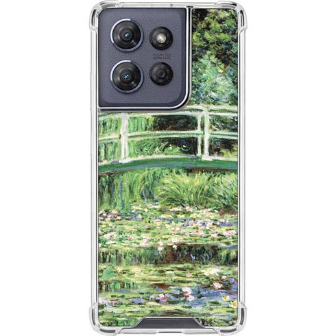 White Waterlilies, 1899 by Monet Moto G Stylus 5G (2025) Clear Case