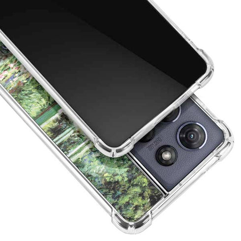 White Waterlilies, 1899 by Monet Moto G Stylus 5G (2025) Clear Case