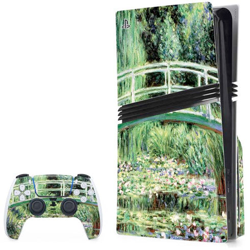 White Waterlilies, 1899 by Monet PS5 Pro Disk Bundle Skin