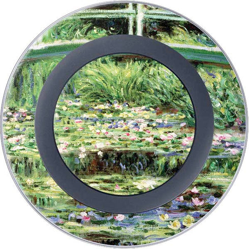 White Waterlilies, 1899 by Monet Wireless Charger Skin