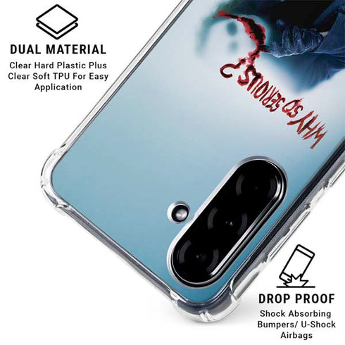 The Dark Knight Why So Serious Galaxy A36 5G Clear Case