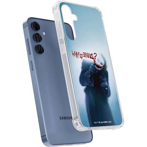 The Dark Knight Why So Serious Galaxy A55 5G Clear Case