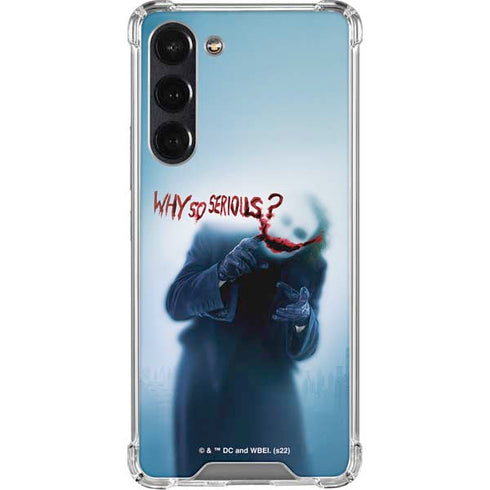 The Dark Knight Why So Serious Galaxy S24 FE Clear Case