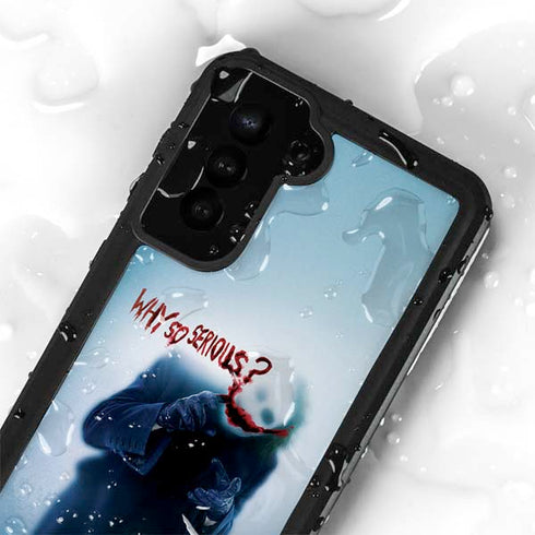 The Dark Knight Why So Serious Galaxy S24 Plus Waterproof Case