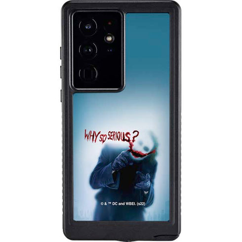 The Dark Knight Why So Serious Galaxy S24 Ultra Waterproof Case