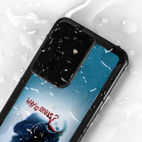 The Dark Knight Why So Serious Galaxy S24 Ultra Waterproof Case
