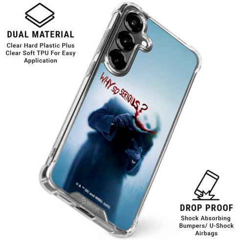 The Dark Knight Why So Serious Galaxy S26 Plus Clear Case