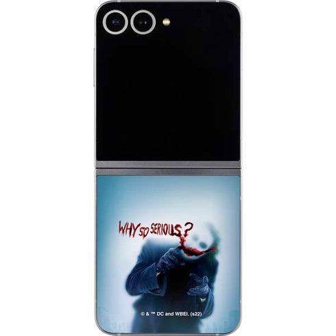 The Dark Knight Why So Serious Galaxy Z Flip6 Skin