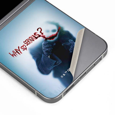 The Dark Knight Why So Serious Galaxy Z Flip6 Skin