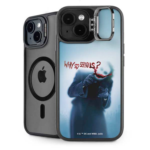 The Dark Knight Why So Serious iPhone 15 Plus Kickstand Case