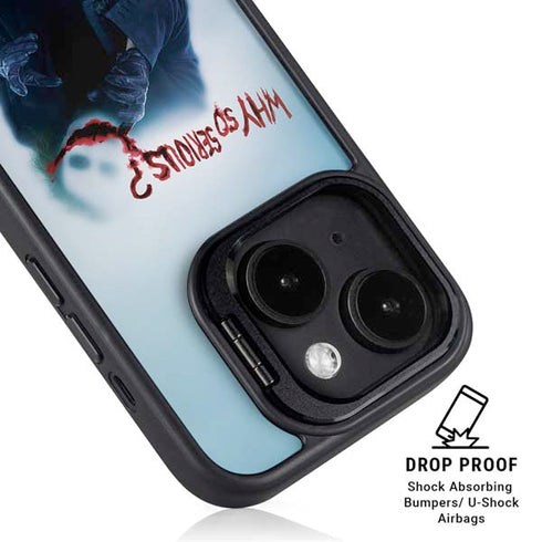 The Dark Knight Why So Serious iPhone 15 Plus Kickstand Case