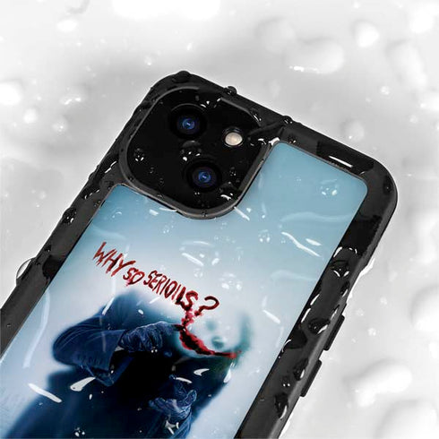 The Dark Knight Why So Serious iPhone 15 Plus Waterproof Case