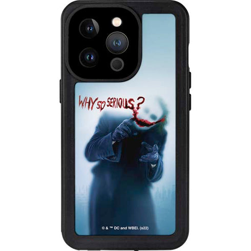 The Dark Knight Why So Serious iPhone 15 Pro Waterproof Case